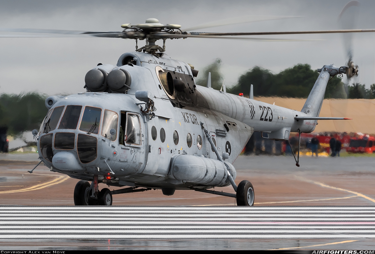 Croatia - Air Force Mil Mi-171Sh 223 at Fairford (FFD / EGVA), UK
