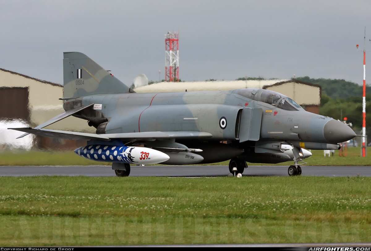 Greece - Air Force McDonnell Douglas F-4E AUP Phantom II 01504 at Fairford (FFD / EGVA), UK