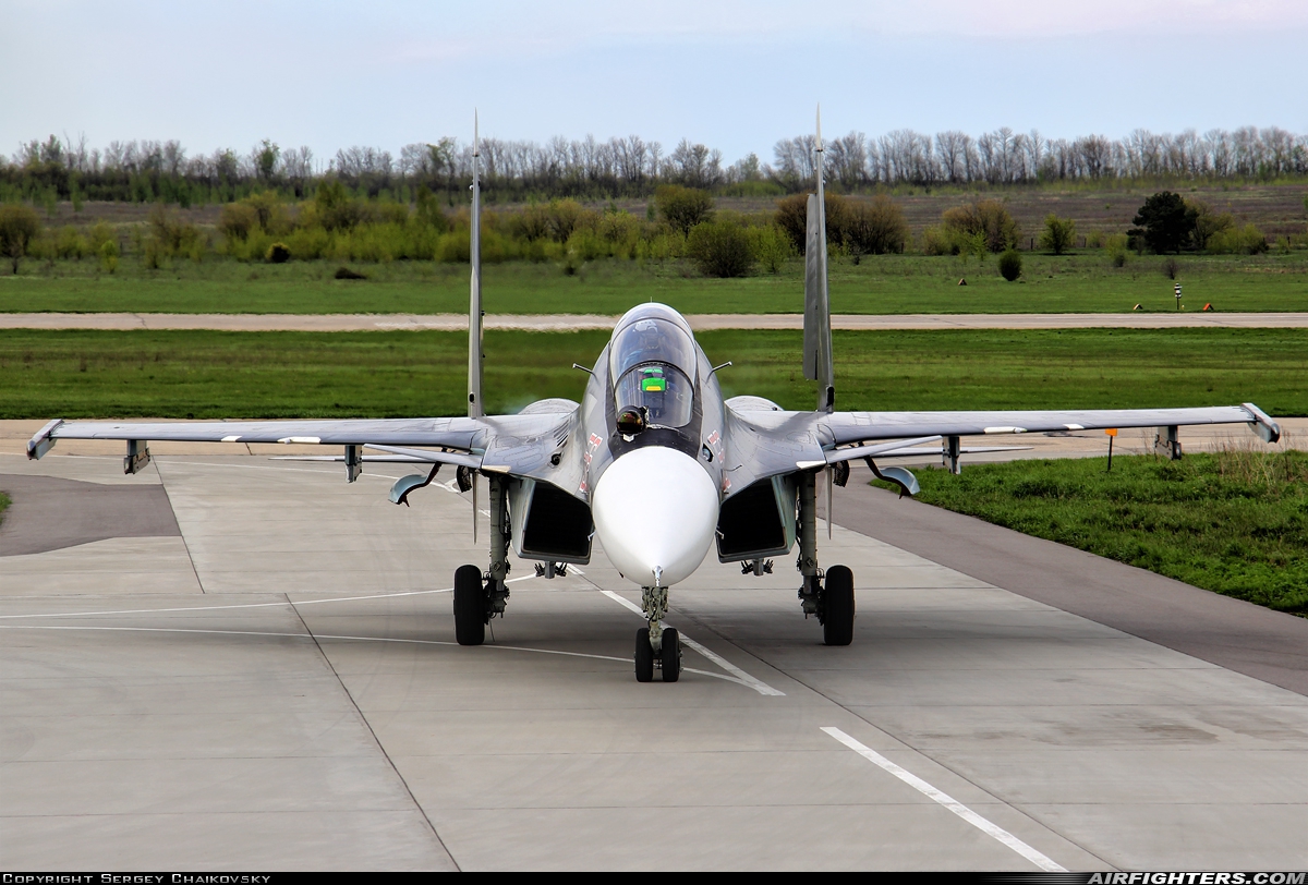 Russia - Air Force Sukhoi Su-30SM Flanker RF-93666 at Withheld, Russia