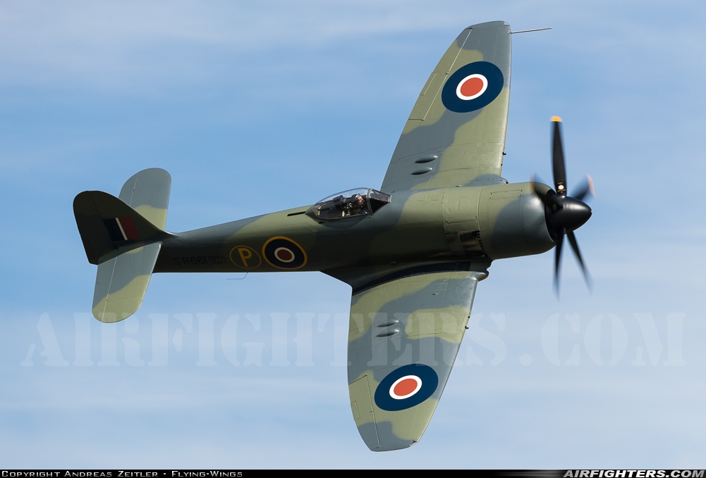 Private Hawker Fury FB.11 G-CBEL at Duxford (EGSU), UK