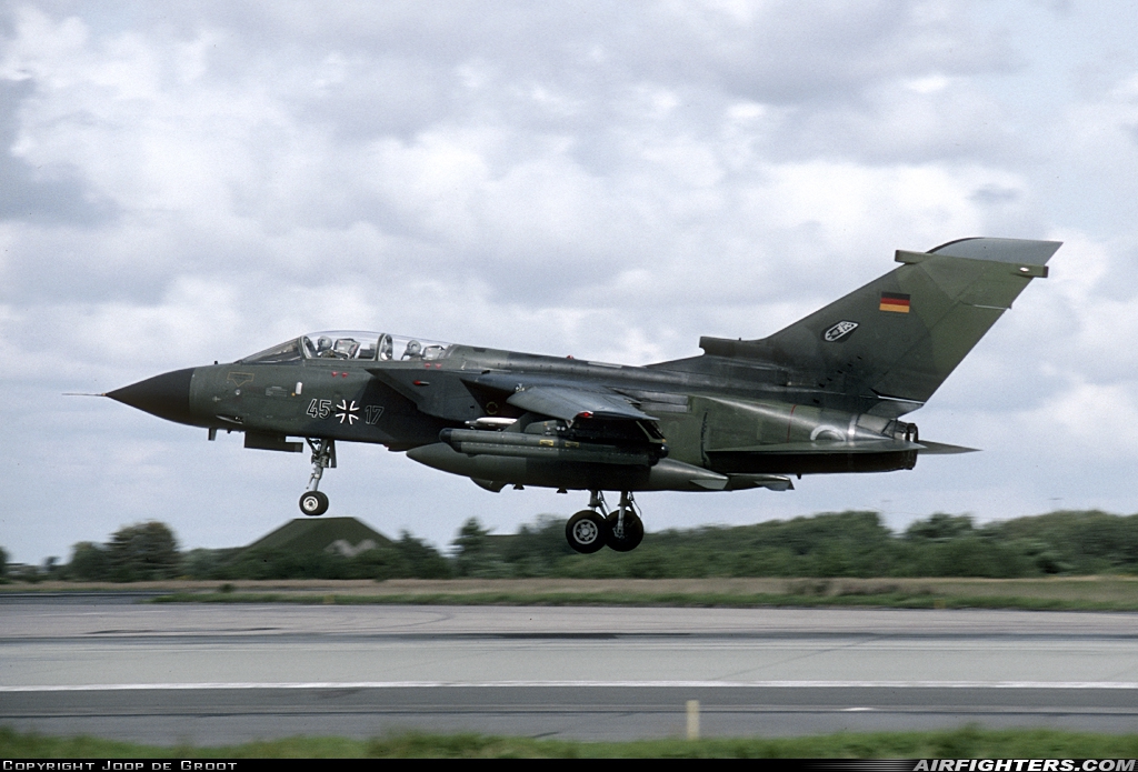 Germany - Air Force Panavia Tornado IDS 45+17 at Karup (KRP / EKKA), Denmark