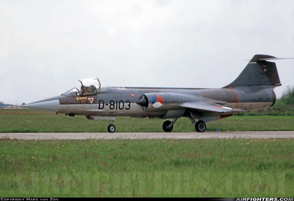 Netherlands - Air Force Lockheed RF-104G Starfighter D-8103 at Uden - Volkel (UDE / EHVK), Netherlands