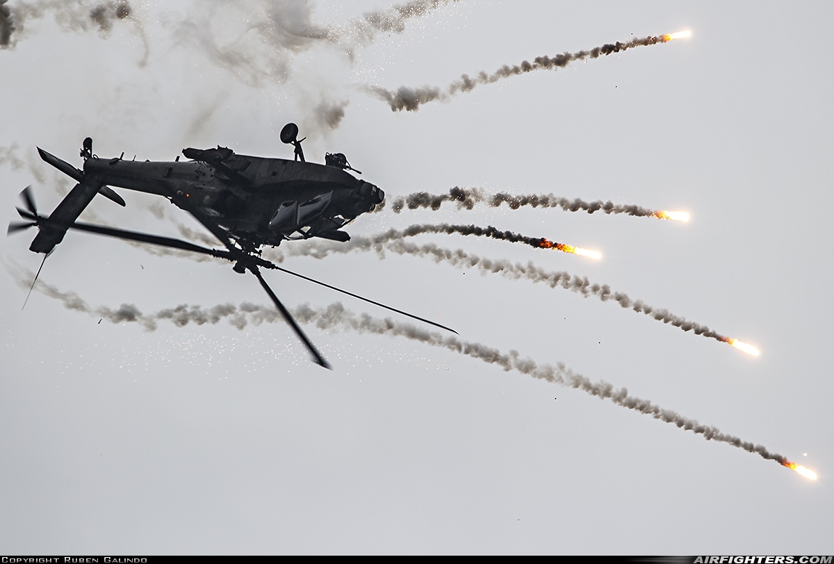 Netherlands - Air Force Boeing AH-64DN Apache Longbow Q-18 at Florennes (EBFS), Belgium