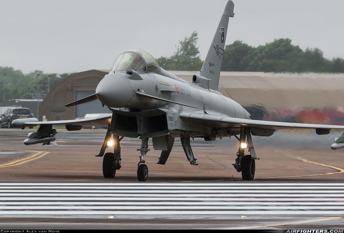 Italy - Air Force Eurofighter F-2000A Typhoon (EF-2000S) MM7310 at Fairford (FFD / EGVA), UK