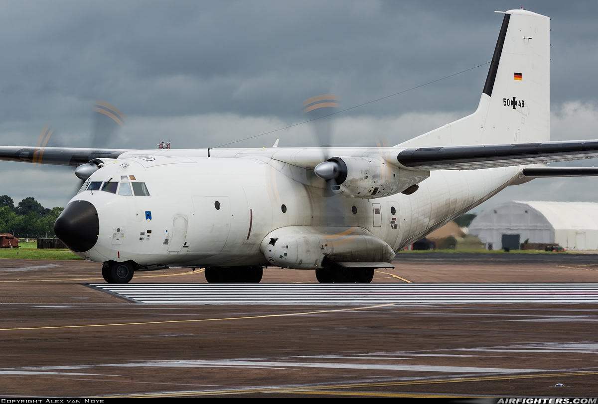 Germany - Air Force Transport Allianz C-160D 50+48 at Fairford (FFD / EGVA), UK