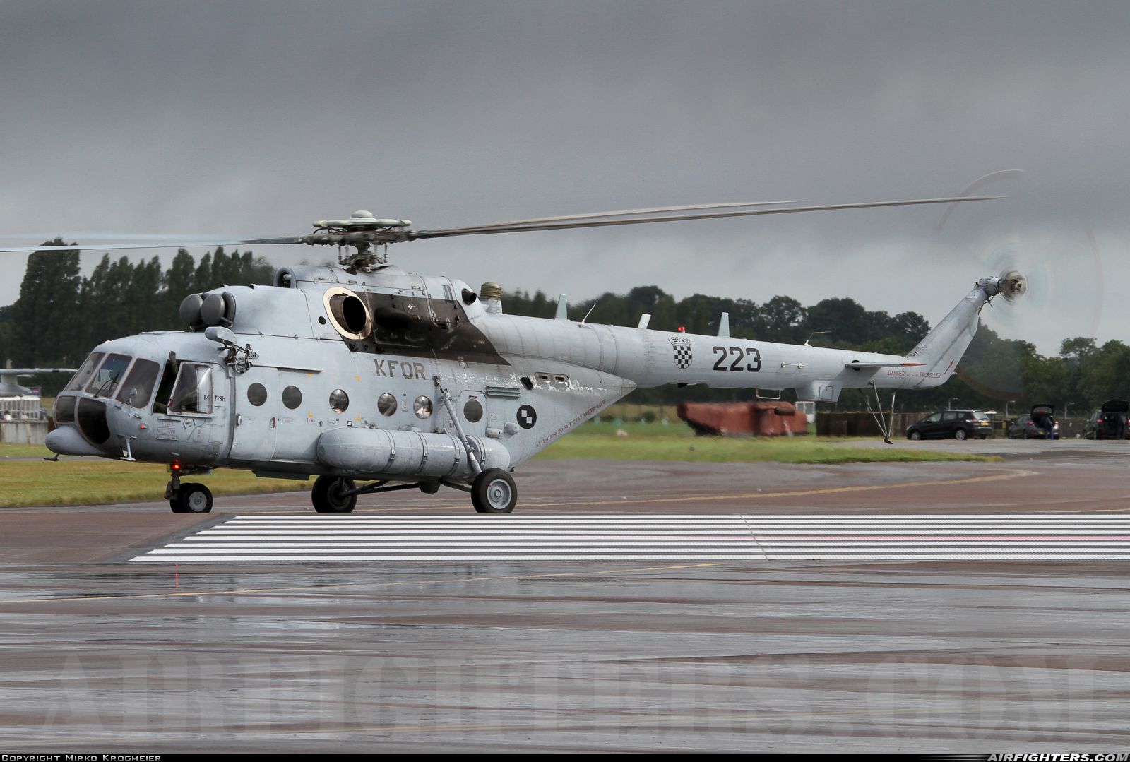 Croatia - Air Force Mil Mi-171Sh 223 at Fairford (FFD / EGVA), UK