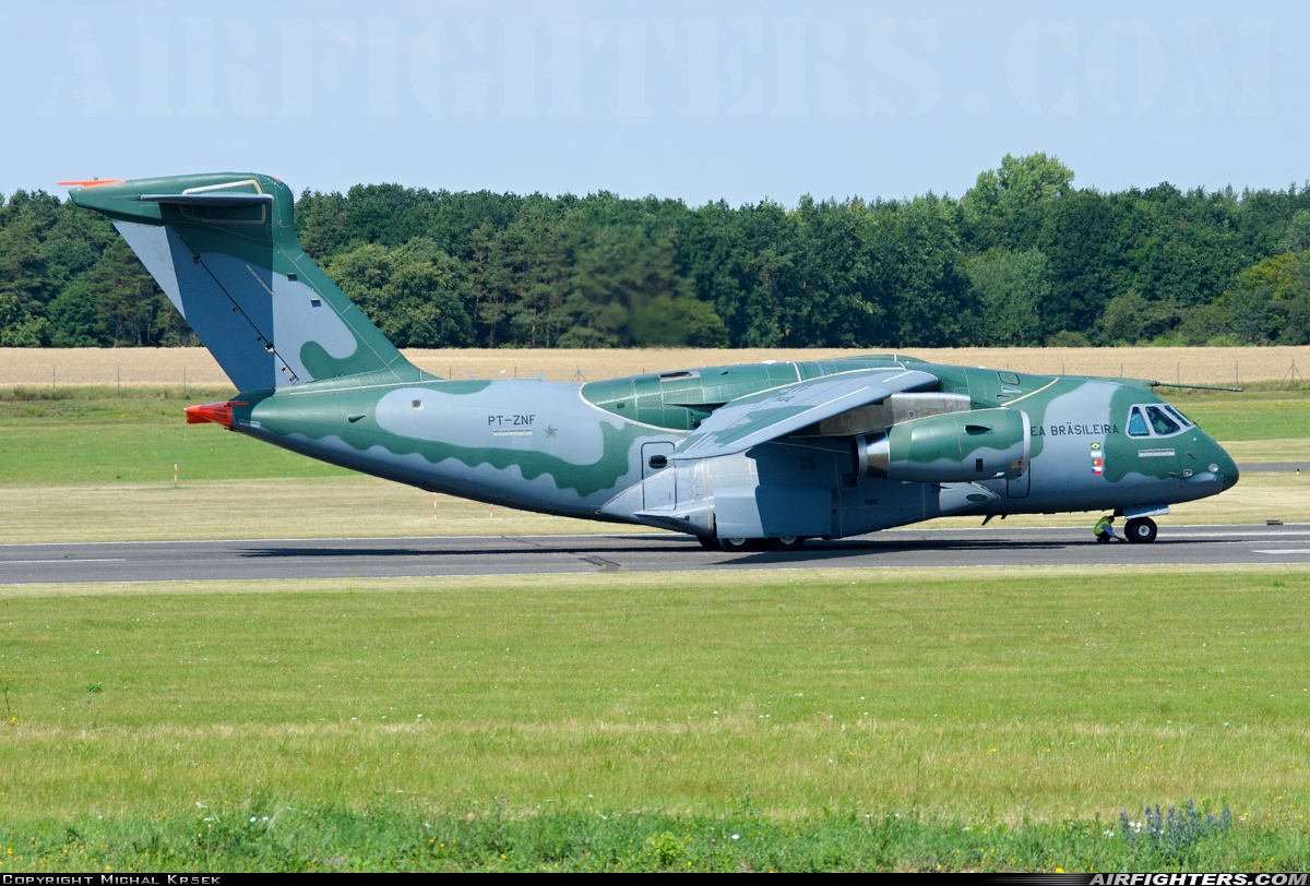Brazil - Air Force Embraer KC-390 PT-ZNF at Vodochody (LKVO), Czech Republic