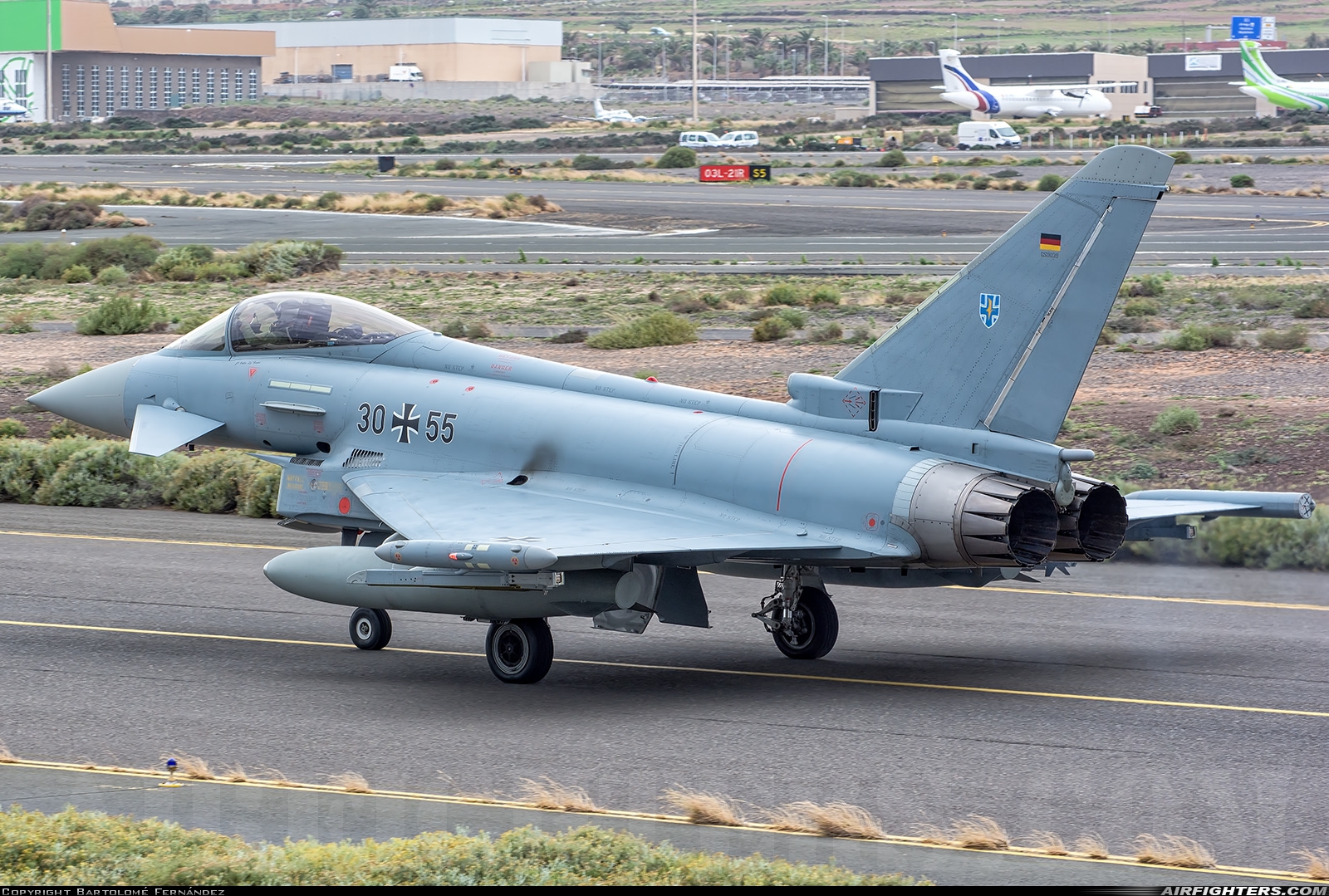 Germany - Air Force Eurofighter EF-2000 Typhoon S 30+55 at Gran Canaria (- Las Palmas / Gando) (LPA / GCLP), Spain