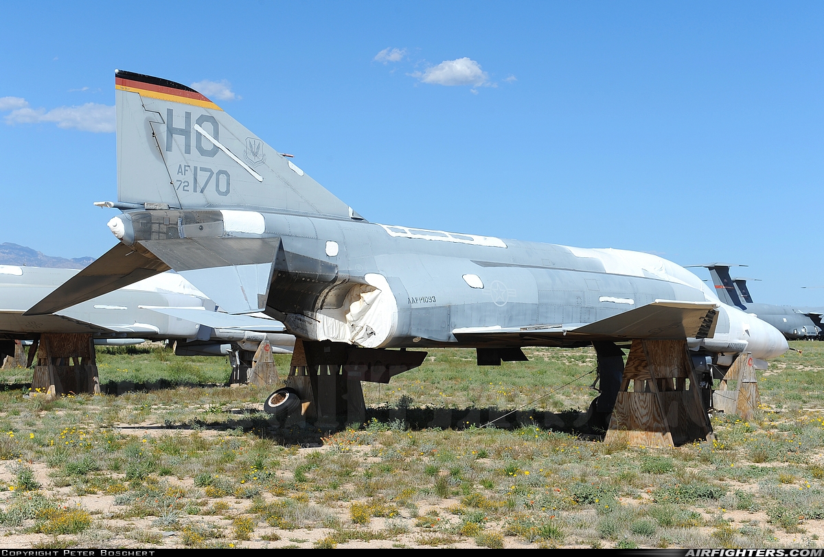 USA - Air Force McDonnell Douglas F-4F Phantom II 72-1170 at Tucson - Davis-Monthan AFB (DMA / KDMA), USA
