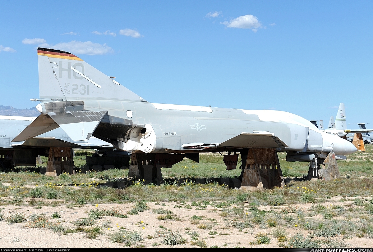 USA - Air Force McDonnell Douglas F-4F Phantom II 72-1231 at Tucson - Davis-Monthan AFB (DMA / KDMA), USA
