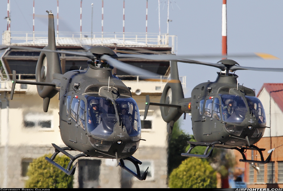 Spain - Army Eurocopter EC-135T2+ HE.26-22-10021 at Madrid - Colmenar Viejo (LECV), Spain