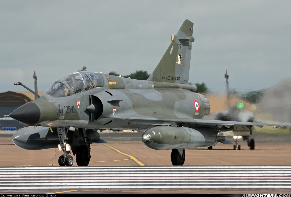France - Air Force Dassault Mirage 2000N 375 at Fairford (FFD / EGVA), UK