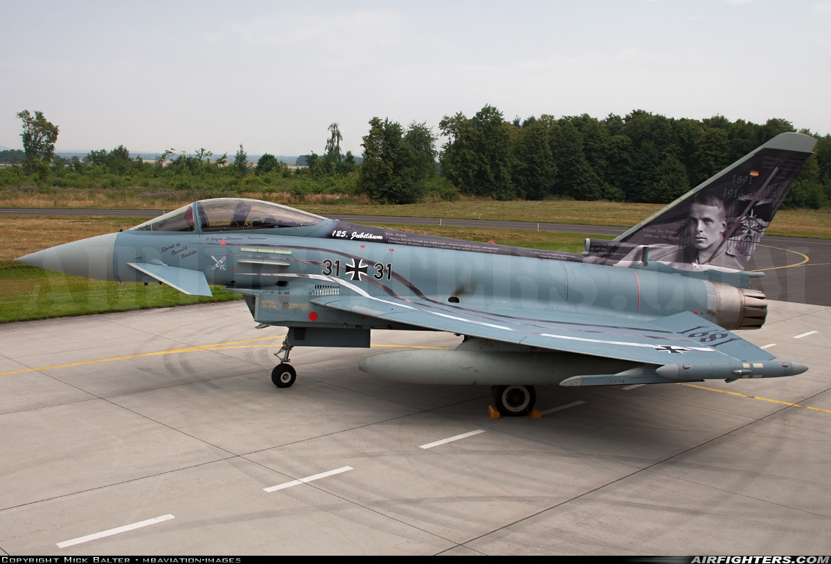 Germany - Air Force Eurofighter EF-2000 Typhoon S 31+31 at Norvenich (ETNN), Germany