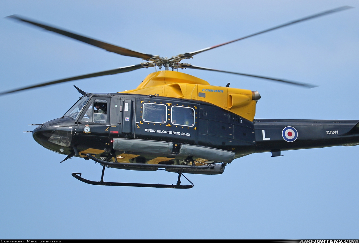 UK - Air Force Bell 412EP Griffin HT1 ZJ241 at Valley (EGOV), UK