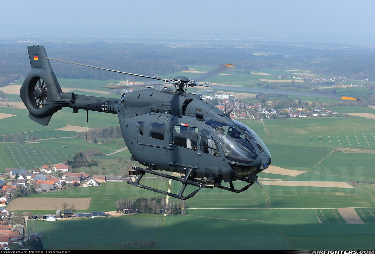 Germany - Air Force Eurocopter EC-645T2 76+03 at In Flight, Germany