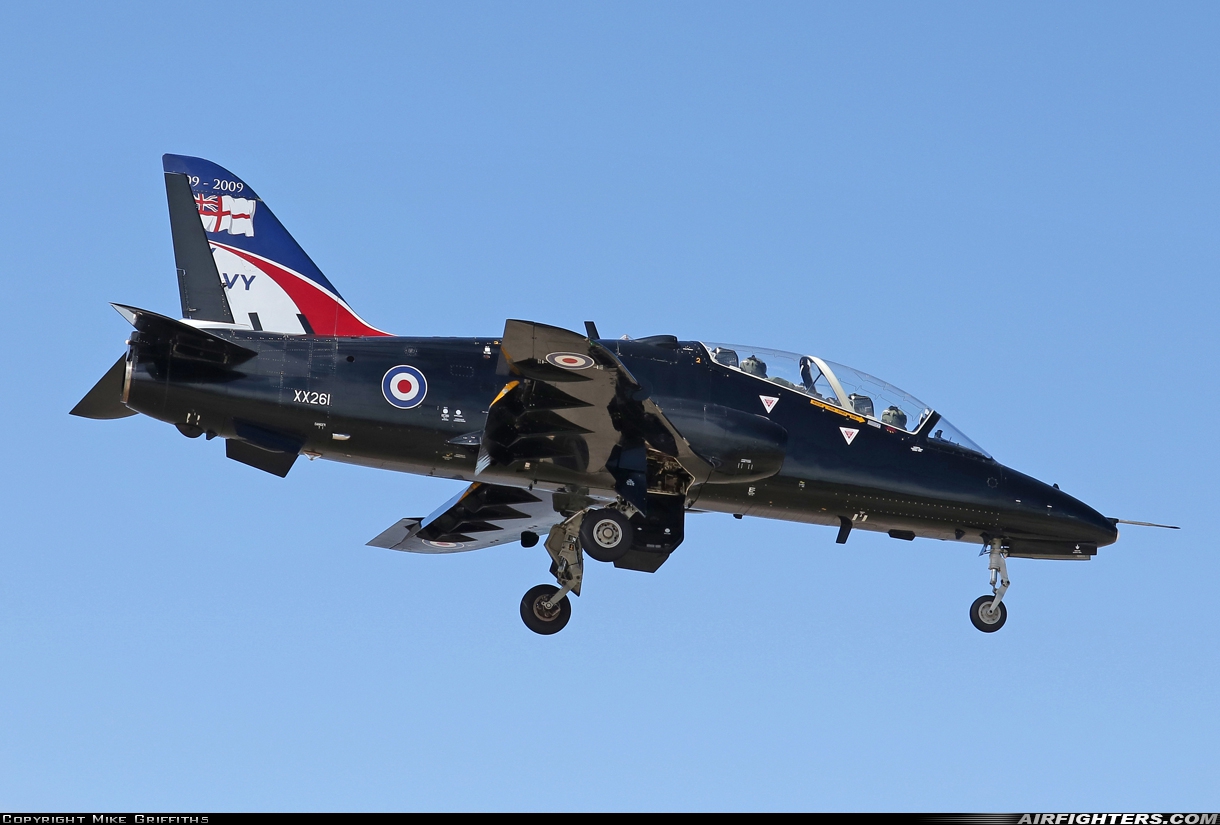 UK - Navy British Aerospace Hawk T.1A XX261 at Valley (EGOV), UK