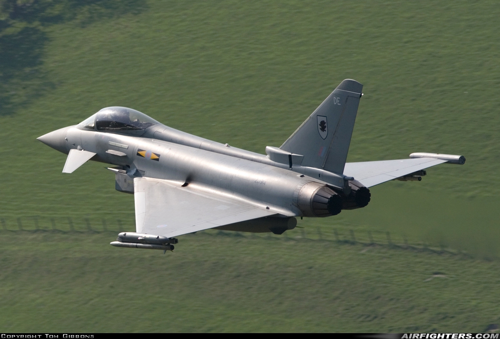 UK - Air Force Eurofighter Typhoon F2 ZJ914 at Off-Airport - Machynlleth Loop Area, UK