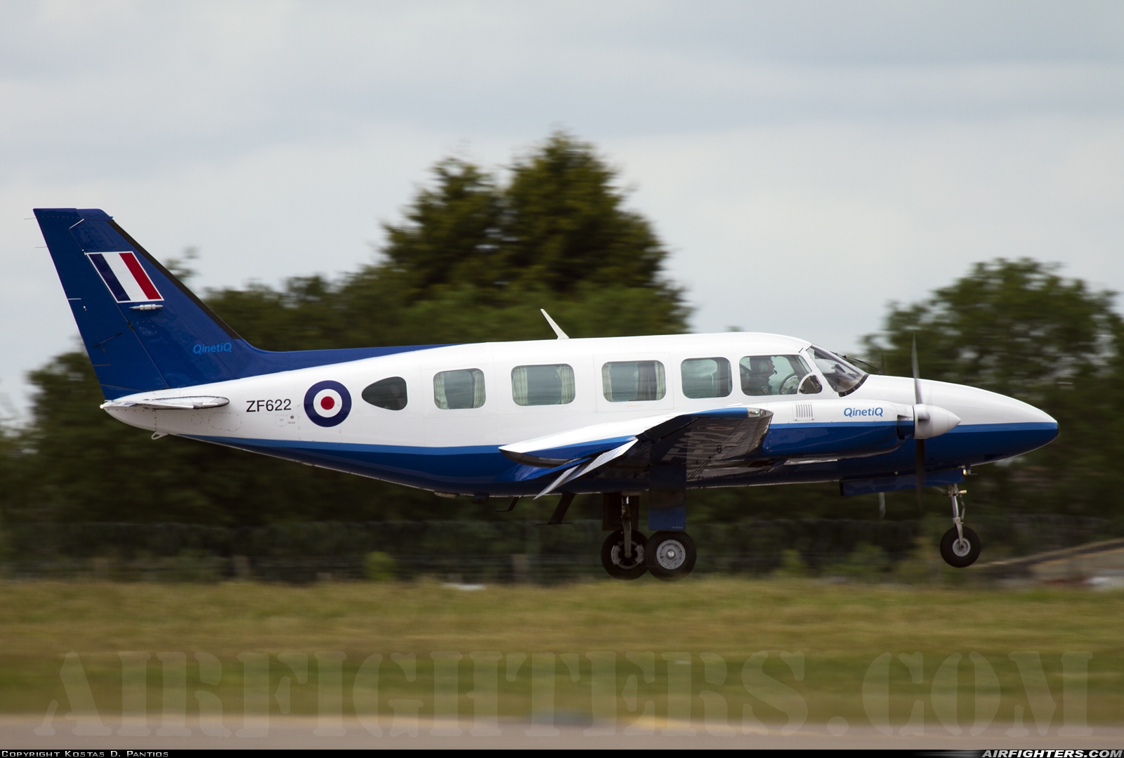 Company Owned - QinetiQ Piper PA-31 ZF622 at Brize Norton (BZZ / EGVN), UK