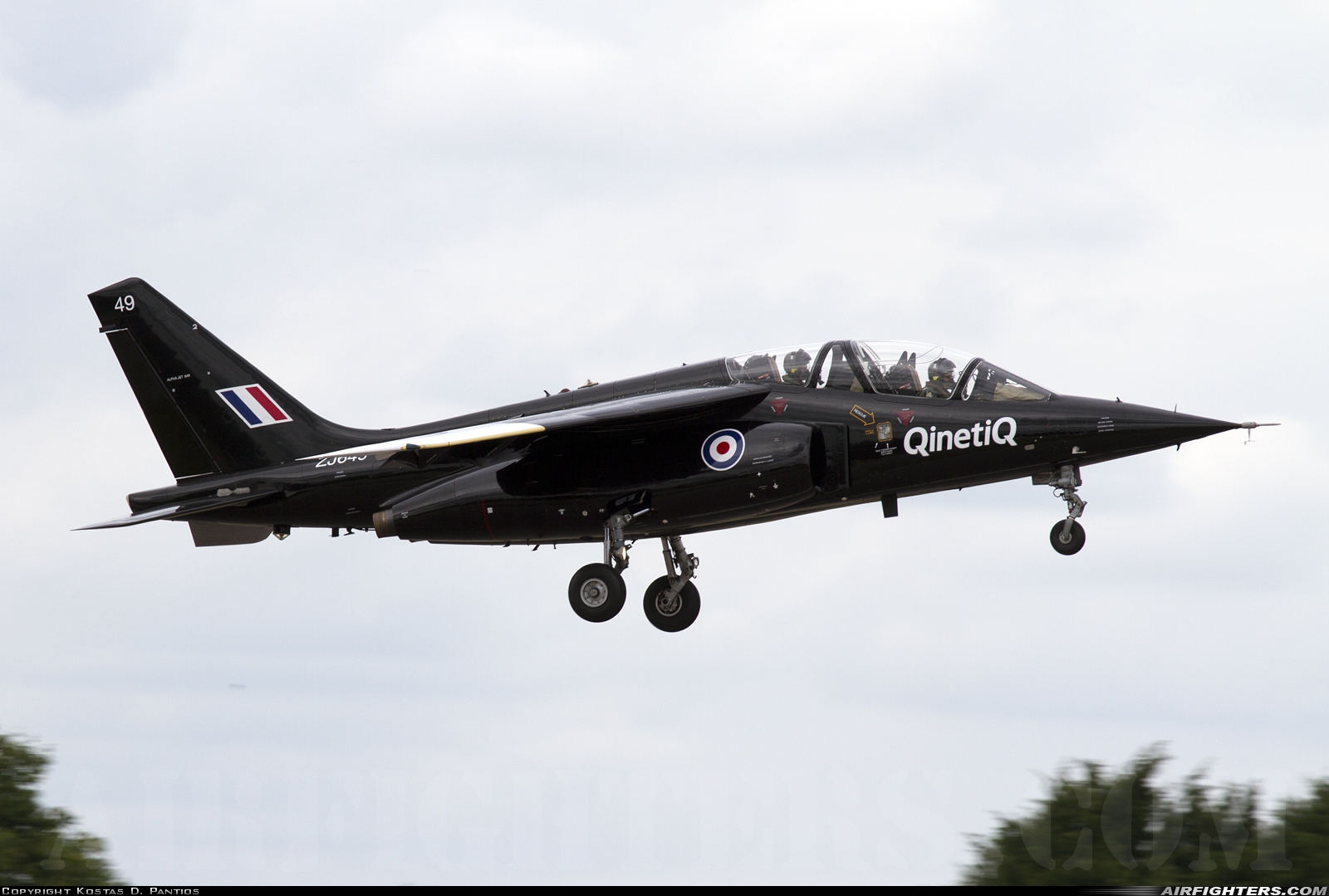 Company Owned - QinetiQ Dassault/Dornier Alpha Jet A ZJ649 at Brize Norton (BZZ / EGVN), UK