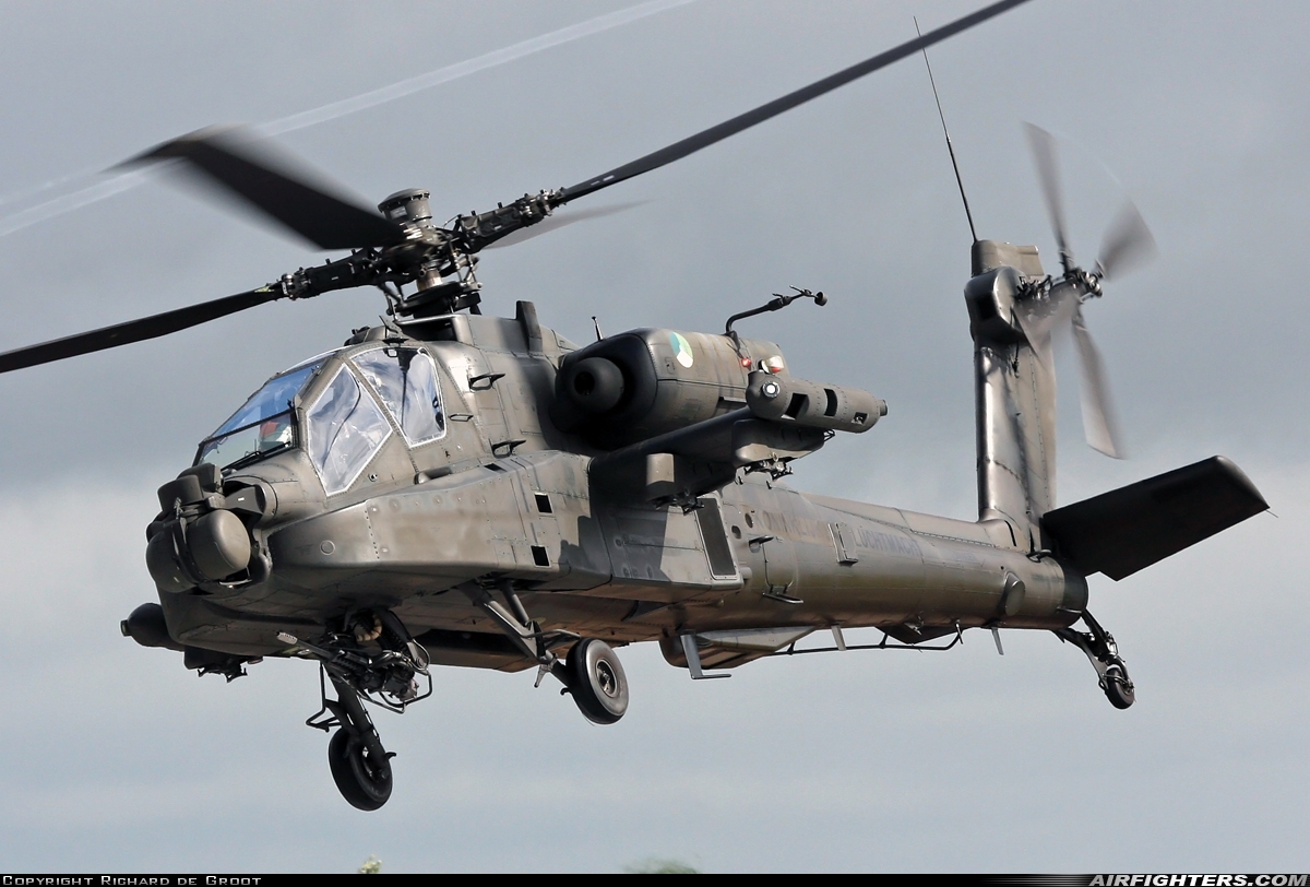 Netherlands - Air Force Boeing AH-64DN Apache Longbow Q-18 at Fairford (FFD / EGVA), UK
