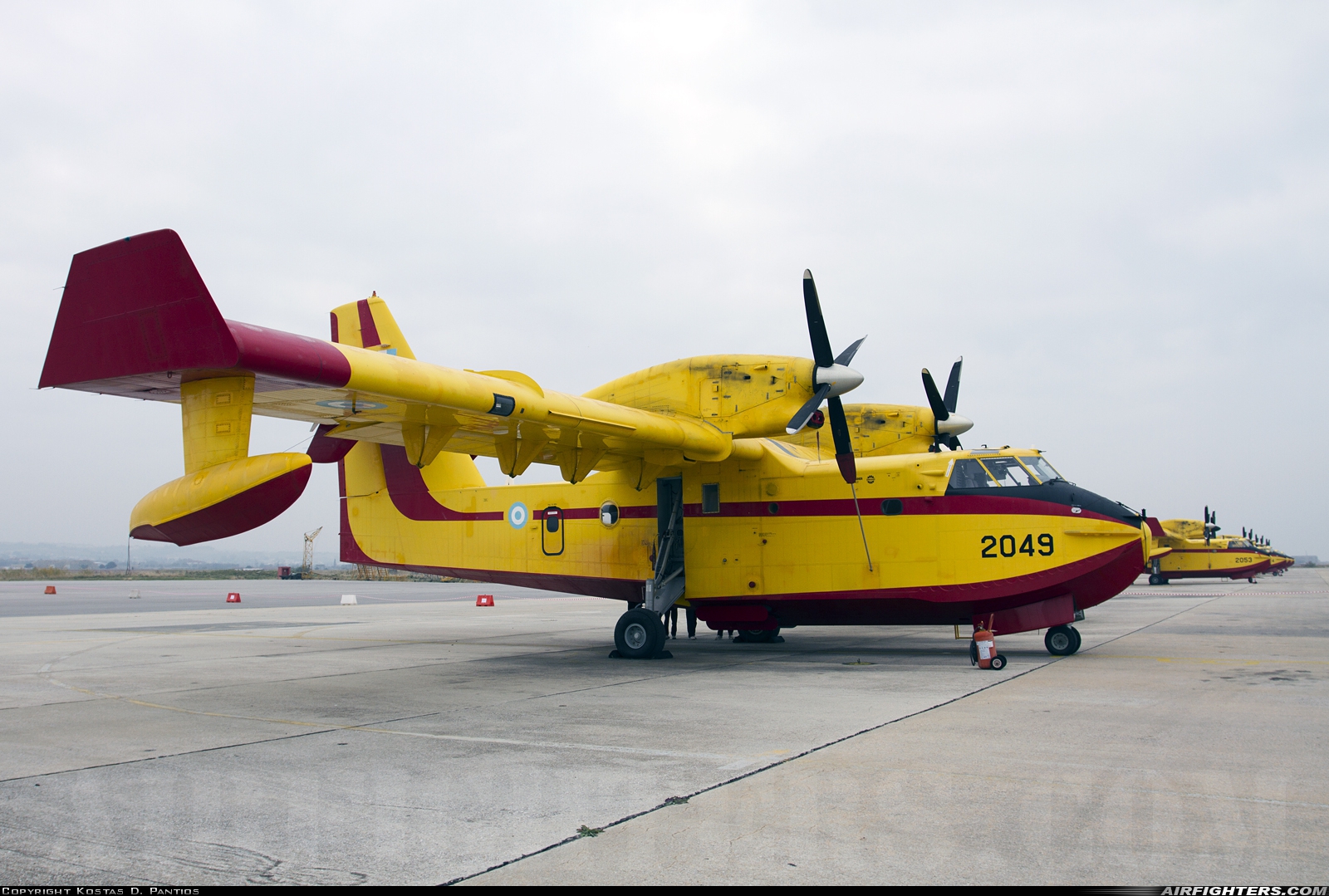 Greece - Air Force Canadair CL-415 2049 at Thessaloniki - Makedonia (Mikra) (SKG / LGTS), Greece
