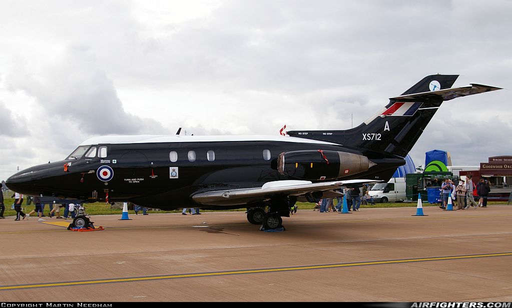 UK - Air Force Hawker Siddeley HS-125-2 Dominie T1 XS712 at Fairford (FFD / EGVA), UK