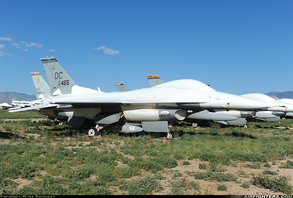 USA - Air Force General Dynamics F-16C Fighting Falcon 85-1465 at Tucson - Davis-Monthan AFB (DMA / KDMA), USA