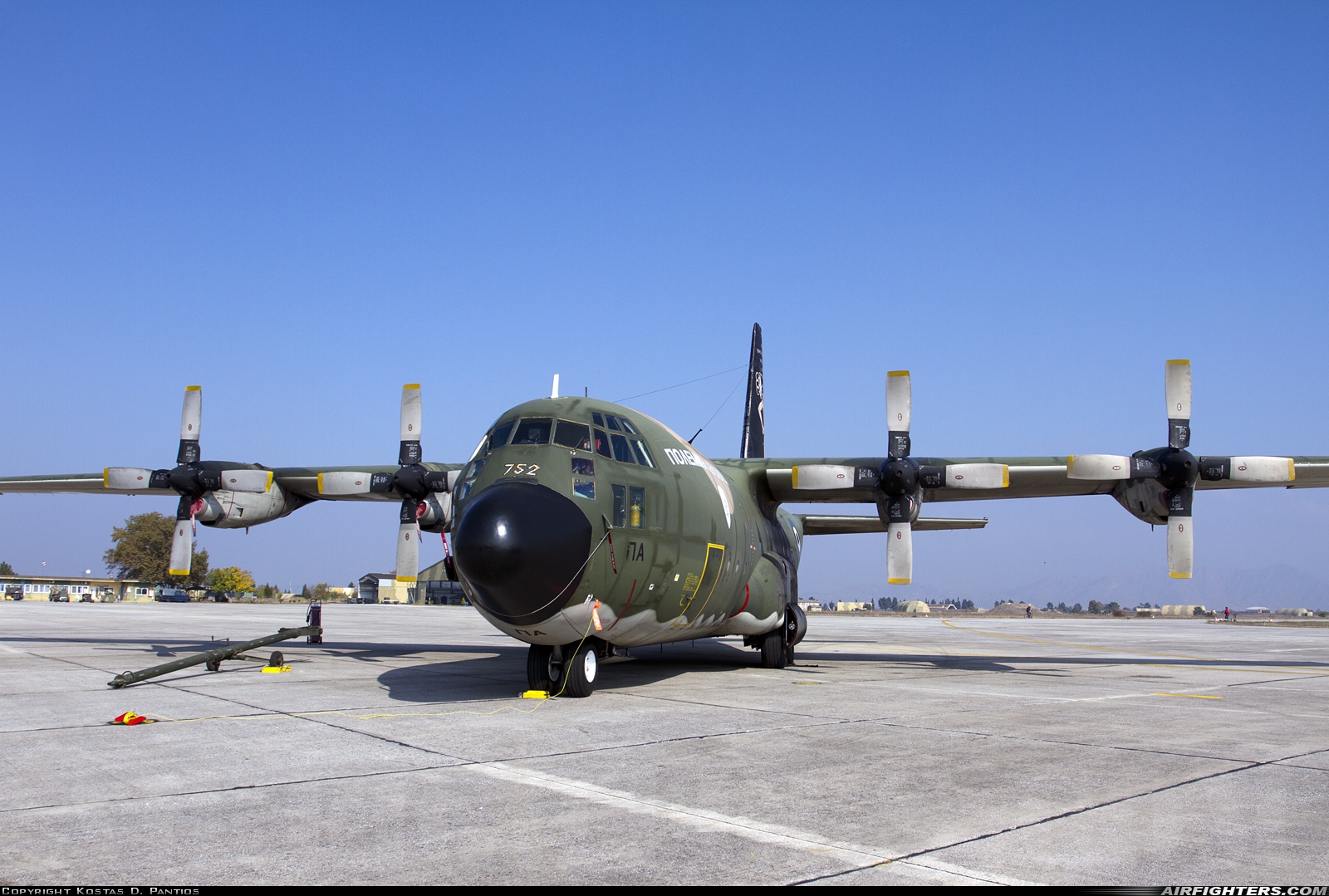 Greece - Air Force Lockheed C-130H Hercules (L-382) 752 at Larissa (LRA / LGLR), Greece