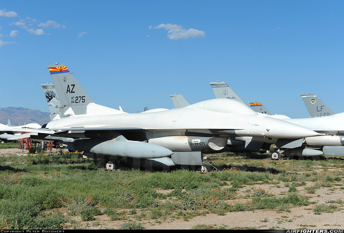 USA - Air Force General Dynamics F-16C Fighting Falcon 84-1275 at Tucson - Davis-Monthan AFB (DMA / KDMA), USA