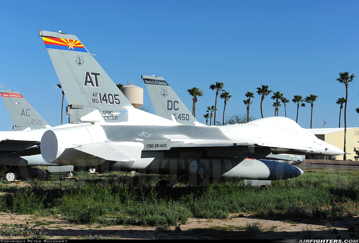 USA - Air Force General Dynamics F-16C Fighting Falcon 85-1405 at Tucson - Davis-Monthan AFB (DMA / KDMA), USA