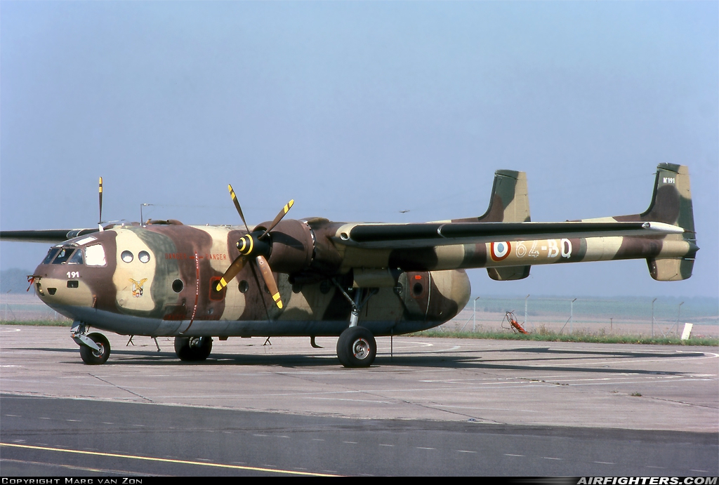France - Air Force Nord N-2501F Noratlas 191 at Cambrai - Epinoy (LFQI), France