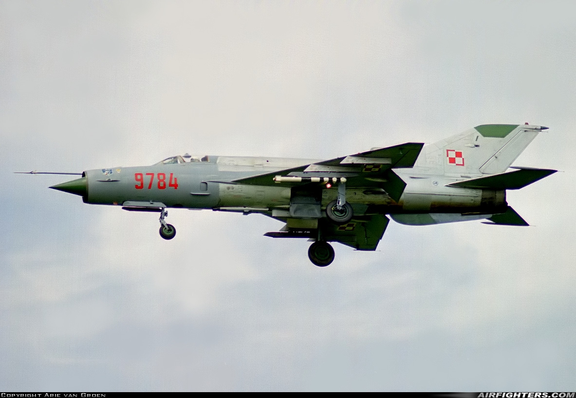 Poland - Air Force Mikoyan-Gurevich MiG-21bis 9784 at Leeuwarden (LWR / EHLW), Netherlands