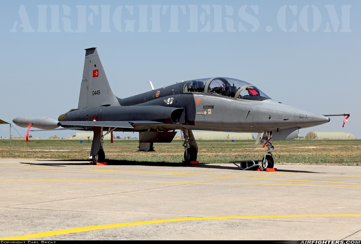 Türkiye - Air Force Northrop F-5B Freedom Fighter 72-0449 at Izmir - Cigli (IGL / LTBL), Türkiye