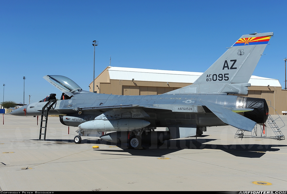 USA - Air Force General Dynamics F-16A Fighting Falcon 83-1095 at Tucson - Davis-Monthan AFB (DMA / KDMA), USA