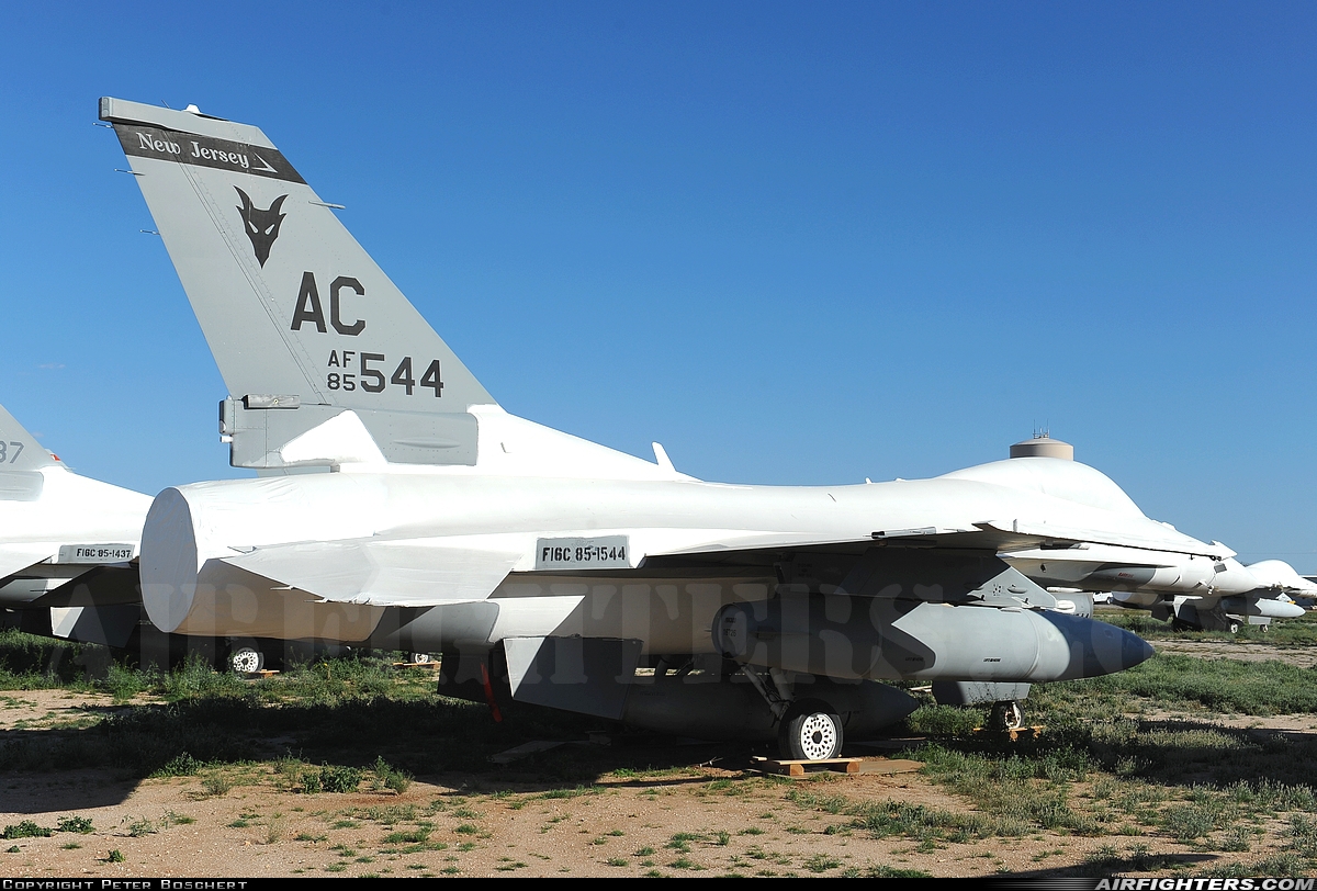 USA - Air Force General Dynamics F-16C Fighting Falcon 85-1544 at Tucson - Davis-Monthan AFB (DMA / KDMA), USA