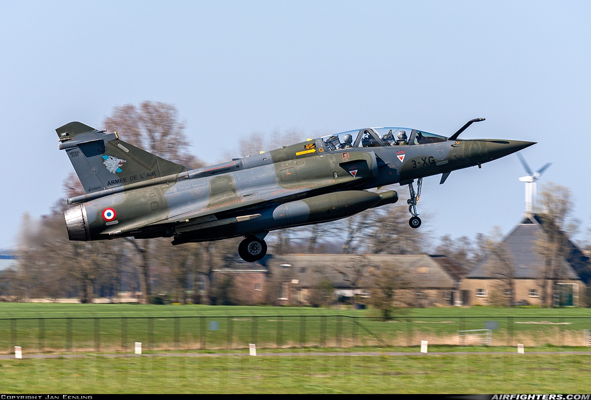 France - Air Force Dassault Mirage 2000D 625 at Leeuwarden (LWR / EHLW), Netherlands