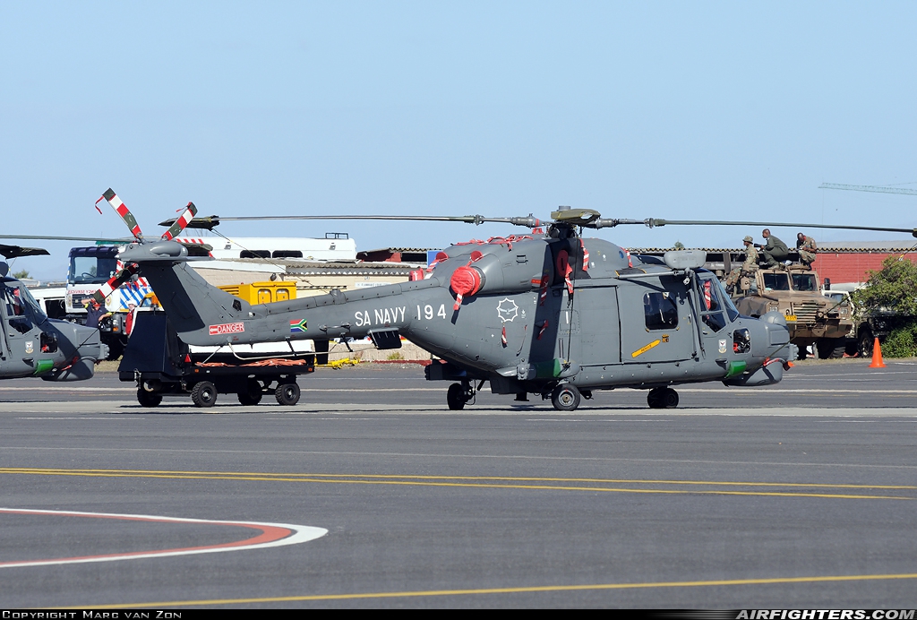 South Africa - Air Force Westland WG-13 Super Lynx Mk300 194 at Ysterplaat (FAYP), South Africa