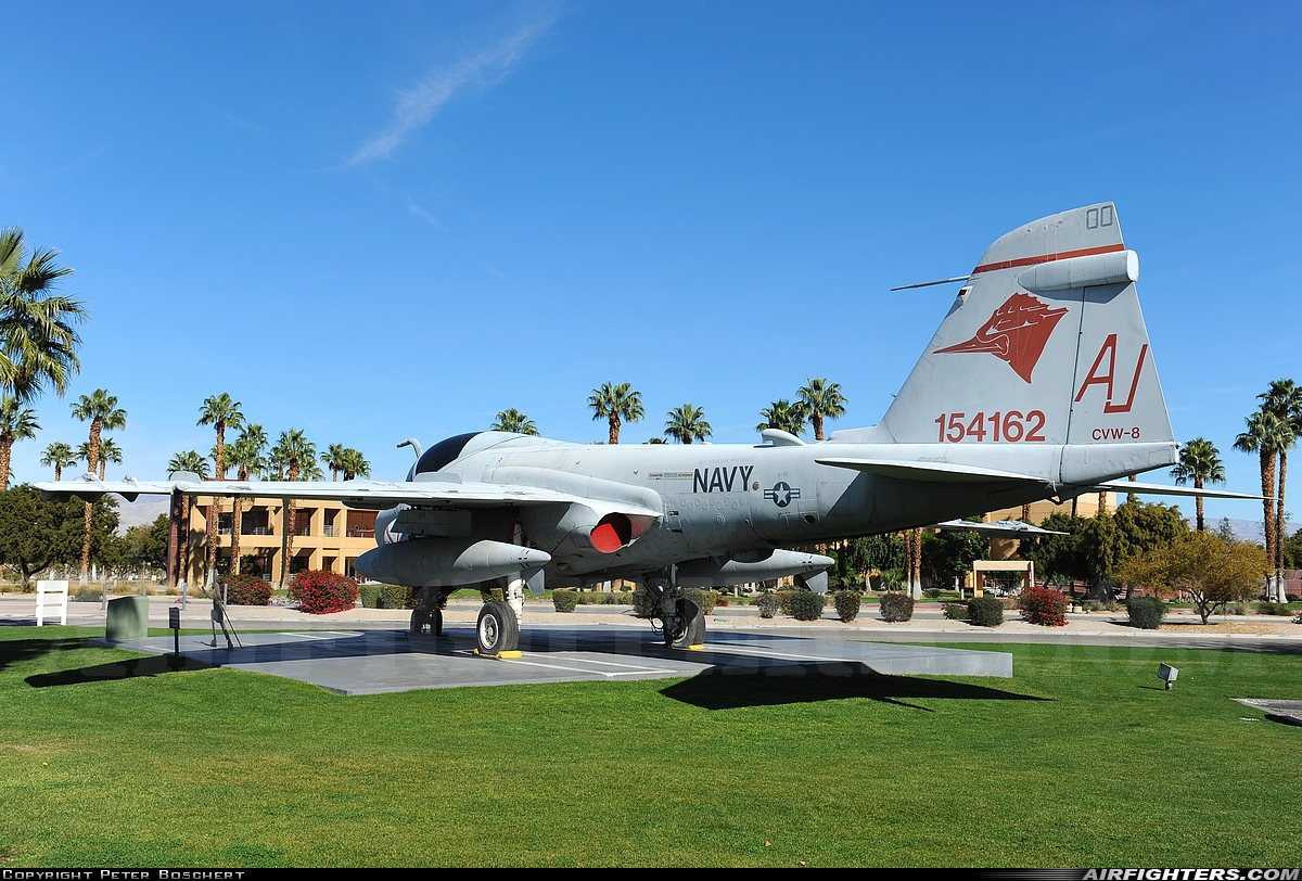 USA - Navy Grumman A-6E Intruder (G-128) 154162 at Palm Springs - Int. (Regional / Municipal) (PSP / KPSP), USA