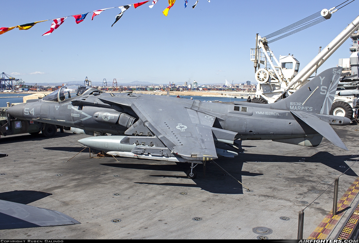 USA - Marines McDonnell Douglas AV-8B+ Harrier ll 165312 at Off-Airport - Valencia, Spain