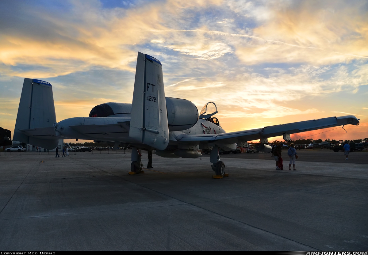 USA - Air Force Fairchild A-10A Thunderbolt II 80-0272 at Titusville (/ Cocoa Beach) - Space Coast Regional, USA