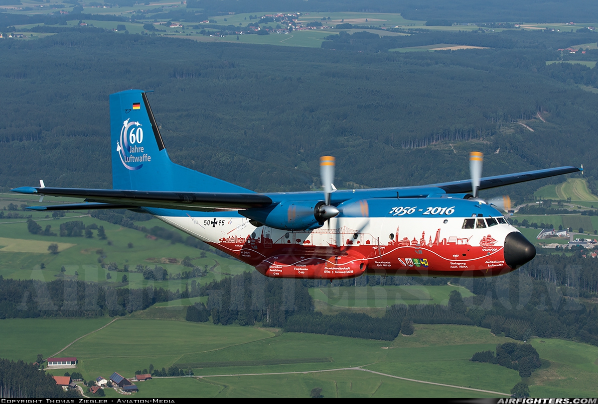 Germany - Air Force Transport Allianz C-160D 50+95 at In Flight, Germany