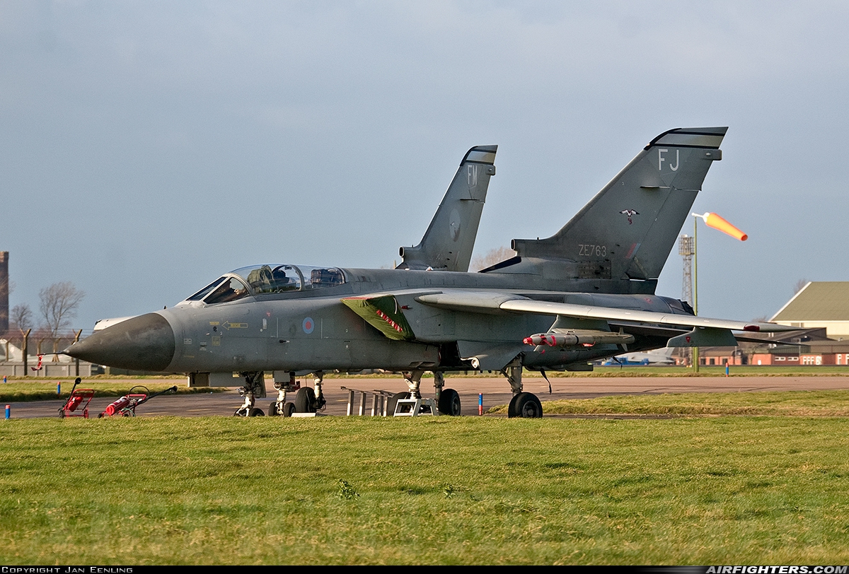 UK - Air Force Panavia Tornado F3 ZE763 at Coningsby (EGXC), UK