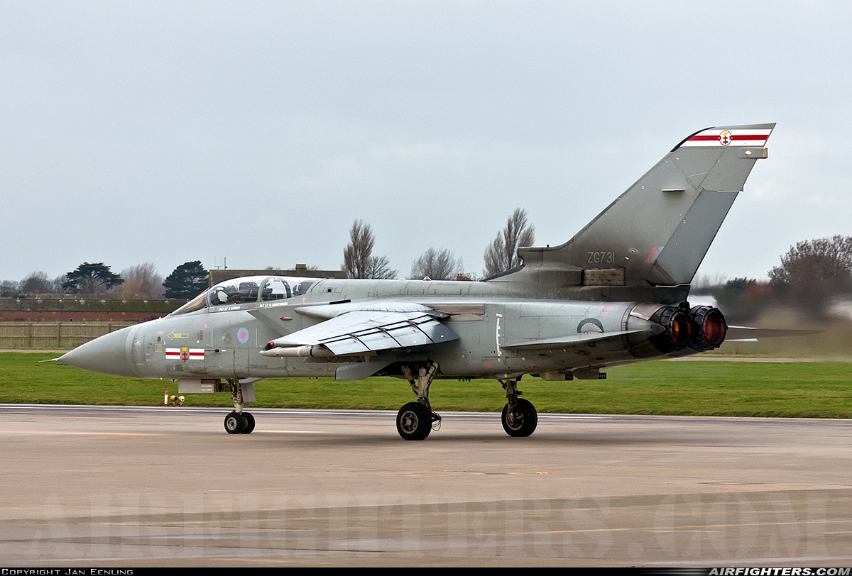 UK - Air Force Panavia Tornado F3 ZG731 at Coningsby (EGXC), UK