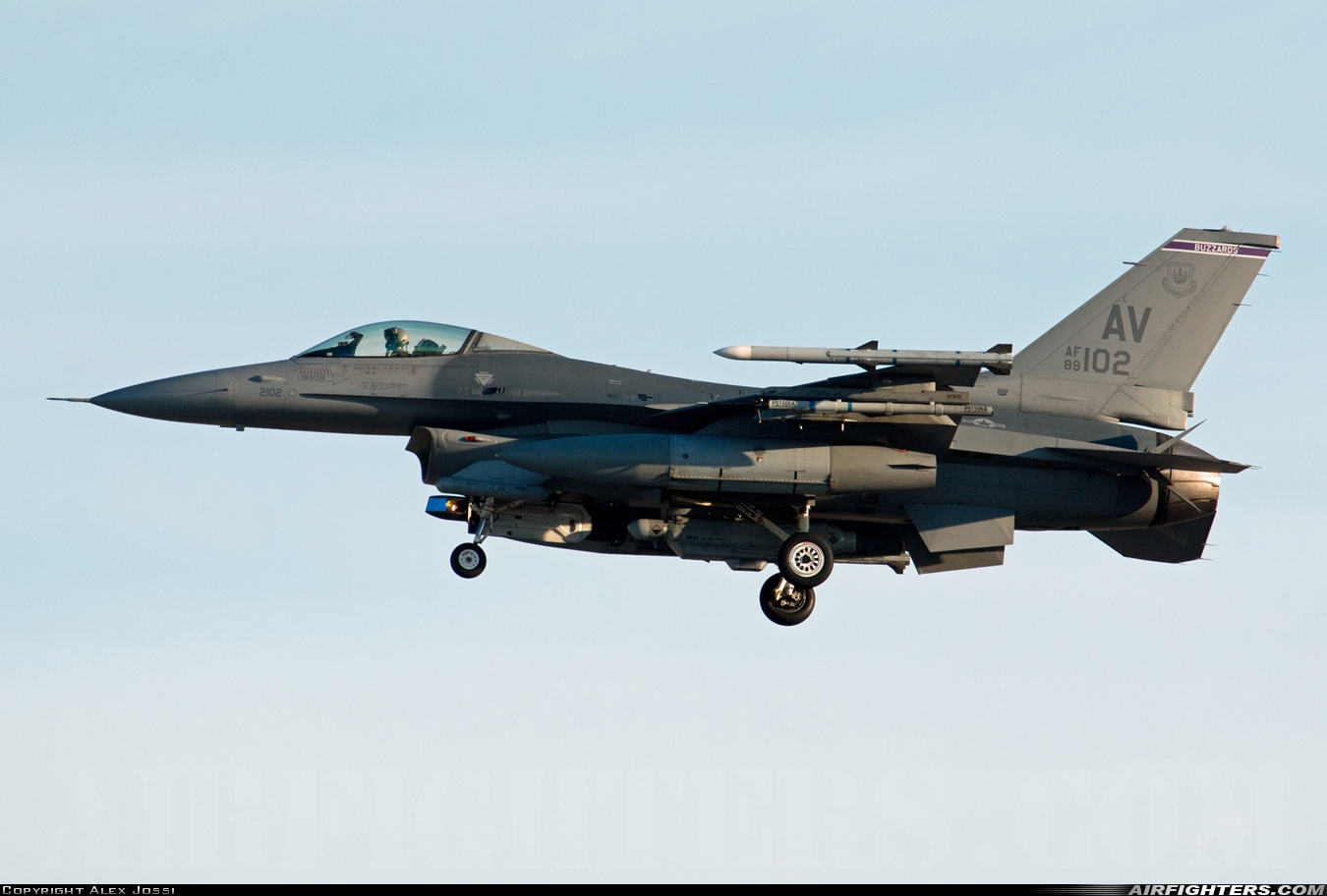 USA - Air Force General Dynamics F-16C Fighting Falcon 89-2102 at Las Vegas - Nellis AFB (LSV / KLSV), USA