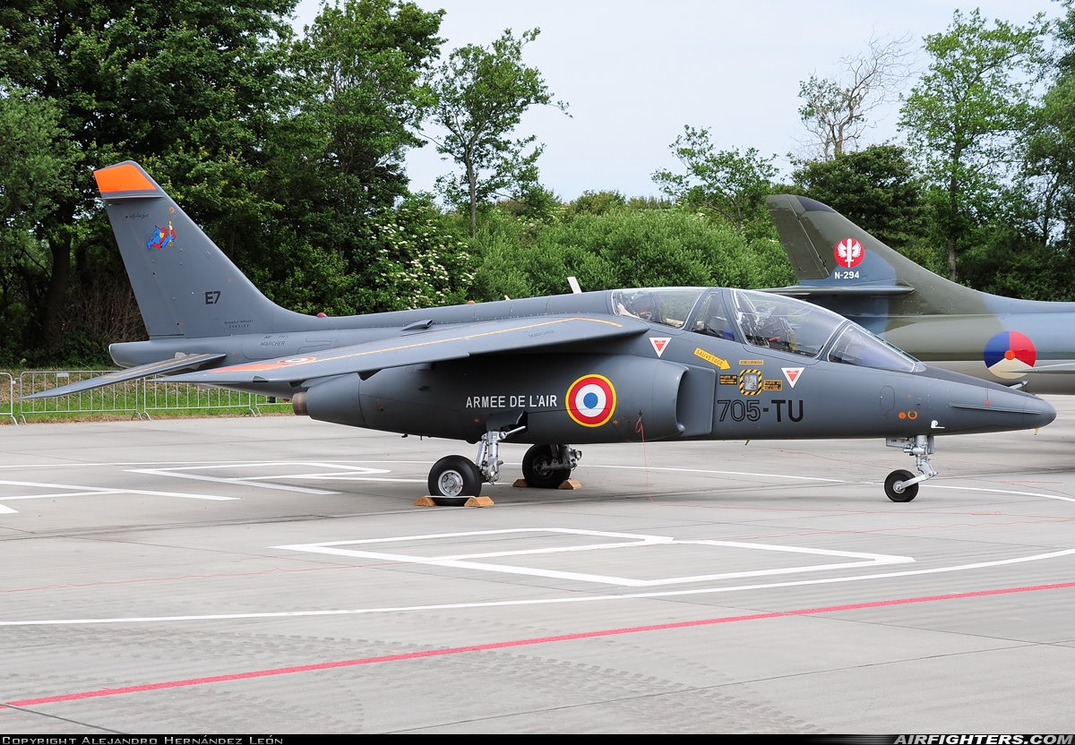 France - Air Force Dassault/Dornier Alpha Jet E E7 at Leeuwarden (LWR / EHLW), Netherlands