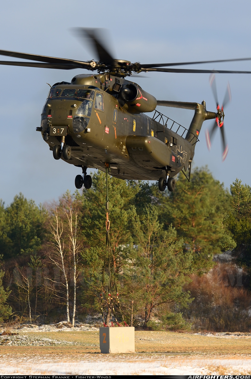 Germany - Air Force Sikorsky CH-53GA (S-65) 84+37 at Holzdorf (ETSH), Germany