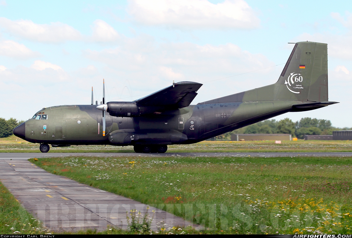 Germany - Air Force Transport Allianz C-160D 50+82 at Hohn (ETNH), Germany