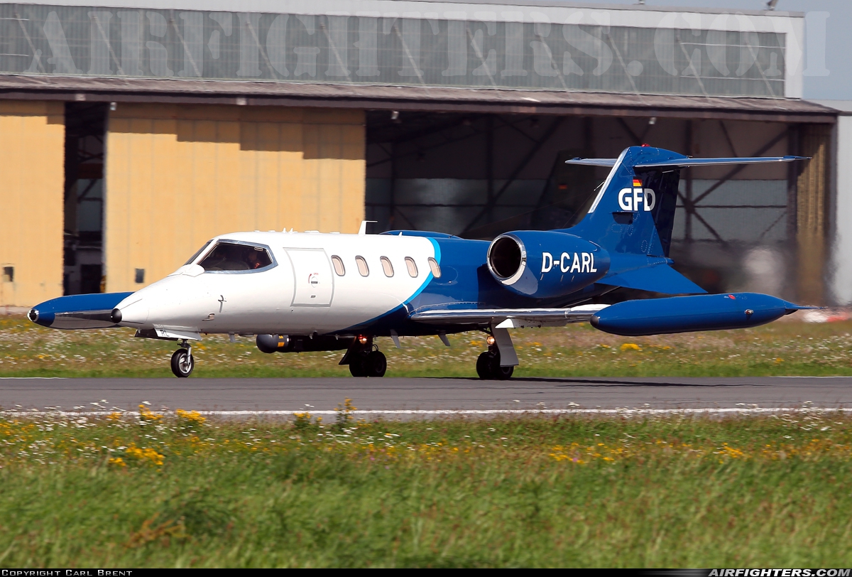 Company Owned - GFD Learjet 35A D-CARL at Hohn (ETNH), Germany