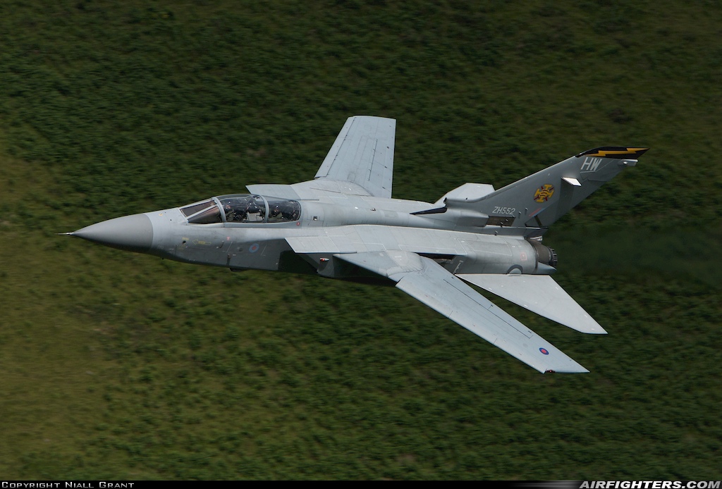 Company Owned - QinetiQ Panavia Tornado F3 ZH552 at Off-Airport - Machynlleth Loop Area, UK