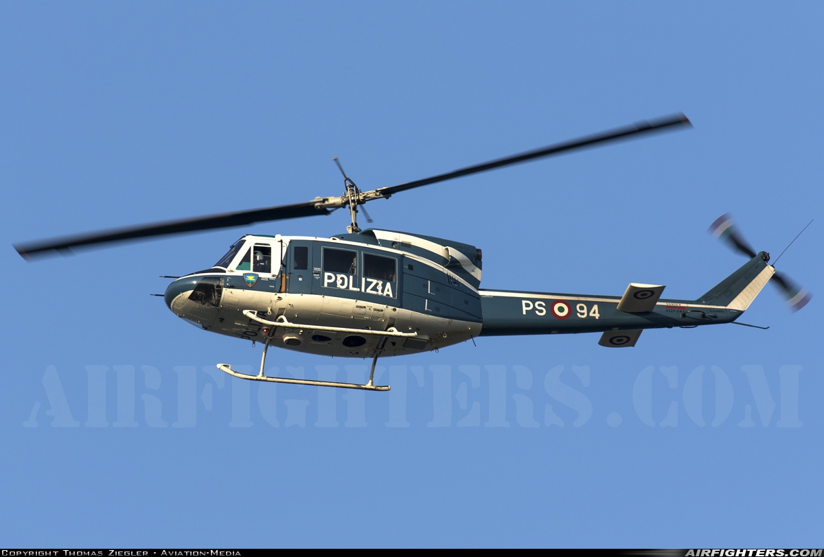 Italy - Polizia Agusta-Bell AB-212AM MM81653 at Off-Airport - Misano Adriatico, Italy